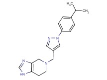 5-{[1-(4-isopropylphenyl)-1H-pyrazol-4-yl]methyl}-4,5,6,7-tetrahydro-1H-imidazo[4,5-c]pyridine