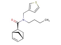 (1R*,2S*,4R*)-N-butyl-N-(3-thienylmethyl)bicyclo[2.2.1]hept-5-ene-2-carboxamide
