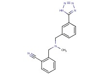 2-({methyl[3-(1H-tetrazol-5-yl)benzyl]amino}methyl)benzonitrile