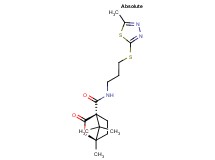 (1R,4S)-1,7,7-trimethyl-N-{3-[(5-methyl-1,3,4-thiadiazol-2-yl)thio]propyl}-3-oxo-2-oxabicyclo[2.2.1]heptane-4-carboxamide