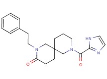 8-(1H-imidazol-2-ylcarbonyl)-2-(2-phenylethyl)-2,8-diazaspiro[5.5]undecan-3-one