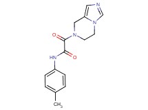 2-(5,6-dihydroimidazo[1,5-a]pyrazin-7(8H)-yl)-N-(4-methylphenyl)-2-oxoacetamide