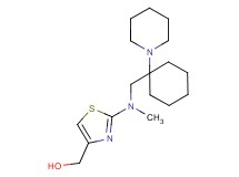[2-(methyl{[1-(1-piperidinyl)cyclohexyl]methyl}amino)-1,3-thiazol-4-yl]methanol