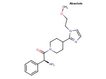 ((1S)-2-{4-[1-(2-methoxyethyl)-1H-imidazol-2-yl]-1-piperidinyl}-2-oxo-1-phenylethyl)amine