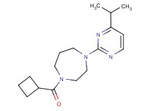 1-(cyclobutylcarbonyl)-4-(4-isopropylpyrimidin-2-yl)-1,4-diazepane