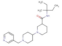 N-(1-ethyl-1-methylpropyl)-1'-(pyridin-3-ylmethyl)-1,4'-bipiperidine-3-carboxamide