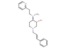 (3R*,4R*)-4-{methyl[2-(2-pyridinyl)ethyl]amino}-1-[(2E)-3-phenyl-2-propen-1-yl]-3-piperidinol