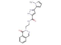 3-(1-methyl-1H-pyrrol-2-yl)-N-[2-(1-oxo-2(1H)-phthalazinyl)ethyl]-1H-pyrazole-5-carboxamide
