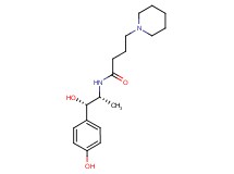 N-[(1R*,2S*)-2-hydroxy-2-(4-hydroxyphenyl)-1-methylethyl]-4-(1-piperidinyl)butanamide