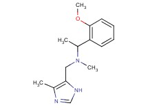 1-(2-methoxyphenyl)-N-methyl-N-[(4-methyl-1H-imidazol-5-yl)methyl]ethanamine