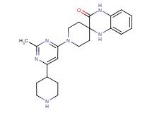 1-(2-methyl-6-piperidin-4-ylpyrimidin-4-yl)-1',4'-dihydro-3'H-spiro[piperidine-4,2'-quinoxalin]-3'-one