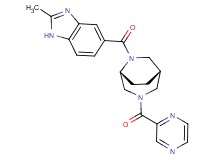2-methyl-5-{[(1S*,5R*)-3-(pyrazin-2-ylcarbonyl)-3,6-diazabicyclo[3.2.2]non-6-yl]carbonyl}-1H-benzimidazole
