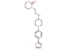 3-[2-({1-[4-(2-furyl)phenyl]-4-piperidinyl}amino)ethyl]-1,3-oxazinan-2-one