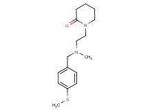 1-(2-{methyl[4-(methylthio)benzyl]amino}ethyl)piperidin-2-one