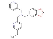 (1,3-benzodioxol-5-ylmethyl)[(5-ethylpyridin-2-yl)methyl](pyridin-3-ylmethyl)amine