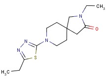 2-ethyl-8-(5-ethyl-1,3,4-thiadiazol-2-yl)-2,8-diazaspiro[4.5]decan-3-one