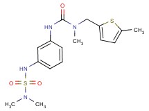 N'-(3-{[(dimethylamino)sulfonyl]amino}phenyl)-N-methyl-N-[(5-methyl-2-thienyl)methyl]urea