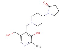 1-(1-{[3-hydroxy-5-(hydroxymethyl)-2-methylpyridin-4-yl]methyl}piperidin-4-yl)pyrrolidin-2-one