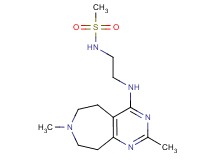 N-{2-[(2,7-dimethyl-6,7,8,9-tetrahydro-5H-pyrimido[4,5-d]azepin-4-yl)amino]ethyl}methanesulfonamide