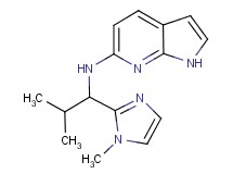 N-[2-methyl-1-(1-methyl-1H-imidazol-2-yl)propyl]-1H-pyrrolo[2,3-b]pyridin-6-amine