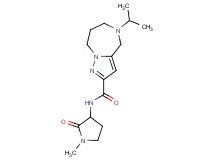5-isopropyl-N-(1-methyl-2-oxopyrrolidin-3-yl)-5,6,7,8-tetrahydro-4H-pyrazolo[1,5-a][1,4]diazepine-2-carboxamide