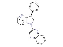 (2R*,3S*,6R*)-3-phenyl-5-(2-quinoxalinyl)-1,5-diazatricyclo[5.2.2.0~2,6~]undecane