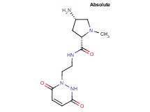 (2S,4S)-4-amino-N-[2-(3,6-dioxo-3,6-dihydropyridazin-1(2H)-yl)ethyl]-1-methylpyrrolidine-2-carboxamide
