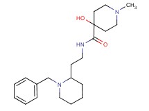 N-[2-(1-benzylpiperidin-2-yl)ethyl]-4-hydroxy-1-methylpiperidine-4-carboxamide