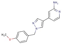 4-[1-(4-methoxybenzyl)-1H-pyrazol-4-yl]pyridin-2-amine