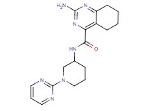 2-amino-N-[1-(2-pyrimidinyl)-3-piperidinyl]-5,6,7,8-tetrahydro-4-quinazolinecarboxamide