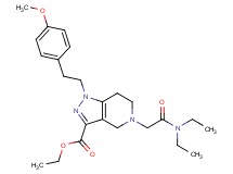 ethyl 5-[2-(diethylamino)-2-oxoethyl]-1-[2-(4-methoxyphenyl)ethyl]-4,5,6,7-tetrahydro-1H-pyrazolo[4,3-c]pyridine-3-carboxylate