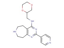 N-(1,4-dioxan-2-ylmethyl)-2-pyridin-4-yl-6,7,8,9-tetrahydro-5H-pyrimido[4,5-d]azepin-4-amine
