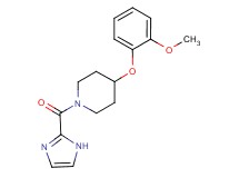 1-(1H-imidazol-2-ylcarbonyl)-4-(2-methoxyphenoxy)piperidine