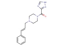 1-[(2E)-3-phenylprop-2-en-1-yl]-4-(1H-1,2,4-triazol-3-ylcarbonyl)piperazine