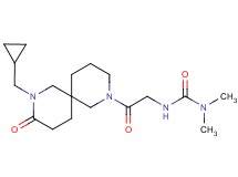 N'-{2-[8-(cyclopropylmethyl)-9-oxo-2,8-diazaspiro[5.5]undec-2-yl]-2-oxoethyl}-N,N-dimethylurea