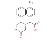(4-methyl-1-naphthyl)(3-oxopiperazin-1-yl)acetic acid