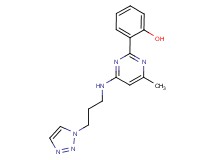 2-(4-methyl-6-{[3-(1H-1,2,3-triazol-1-yl)propyl]amino}pyrimidin-2-yl)phenol