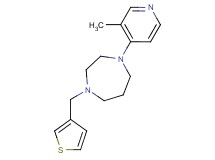 1-(3-methyl-4-pyridinyl)-4-(3-thienylmethyl)-1,4-diazepane