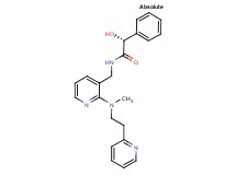 (2R)-2-hydroxy-N-({2-[methyl(2-pyridin-2-ylethyl)amino]pyridin-3-yl}methyl)-2-phenylacetamide