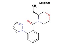 (3S)-3-ethyl-4-[2-(1H-pyrazol-1-yl)benzoyl]morpholine