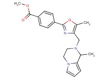 methyl 4-{5-methyl-4-[(1-methyl-3,4-dihydropyrrolo[1,2-a]pyrazin-2(1H)-yl)methyl]-1,3-oxazol-2-yl}benzoate