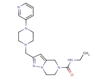 N-ethyl-2-{[4-(3-pyridinyl)-1-piperazinyl]methyl}-6,7-dihydropyrazolo[1,5-a]pyrazine-5(4H)-carboxamide