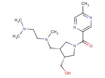 {(3R*,4R*)-4-{[[2-(dimethylamino)ethyl](methyl)amino]methyl}-1-[(5-methylpyrazin-2-yl)carbonyl]pyrrolidin-3-yl}methanol