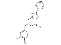 4-({allyl[(3-phenyl-1,2,4-oxadiazol-5-yl)methyl]amino}methyl)-2-chlorophenol