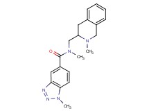 N,1-dimethyl-N-[(2-methyl-1,2,3,4-tetrahydroisoquinolin-3-yl)methyl]-1H-1,2,3-benzotriazole-5-carboxamide