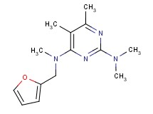 N~4~-(2-furylmethyl)-N~2~,N~2~,N~4~,5,6-pentamethylpyrimidine-2,4-diamine