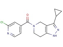 5-(2-chloroisonicotinoyl)-3-cyclopropyl-4,5,6,7-tetrahydro-1H-pyrazolo[4,3-c]pyridine