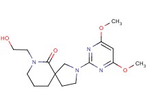 2-(4,6-dimethoxypyrimidin-2-yl)-7-(2-hydroxyethyl)-2,7-diazaspiro[4.5]decan-6-one