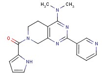 N,N-dimethyl-2-pyridin-3-yl-7-(1H-pyrrol-2-ylcarbonyl)-5,6,7,8-tetrahydropyrido[3,4-d]pyrimidin-4-amine