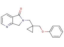 6-{[1-(phenoxymethyl)cyclopropyl]methyl}-6,7-dihydro-5H-pyrrolo[3,4-b]pyridin-5-one